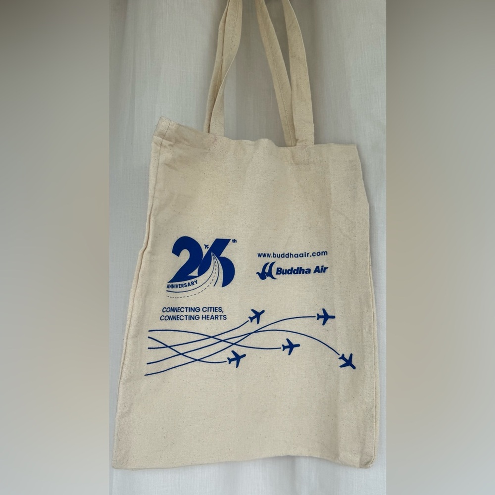 Buddha Air 25th Anniversary cloth Tote bag